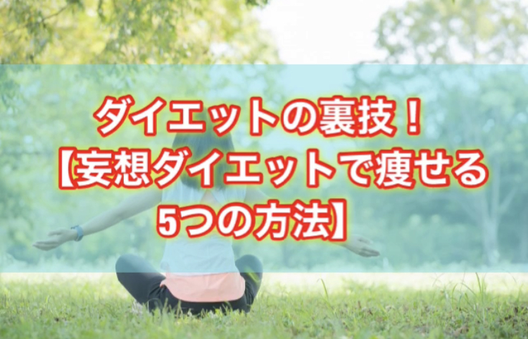 ダイエットの裏技 妄想ダイエットで痩せる5つの方法 Akiblog